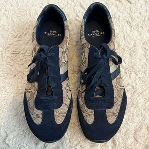 Vintage Coach signature sneakers. Size 10